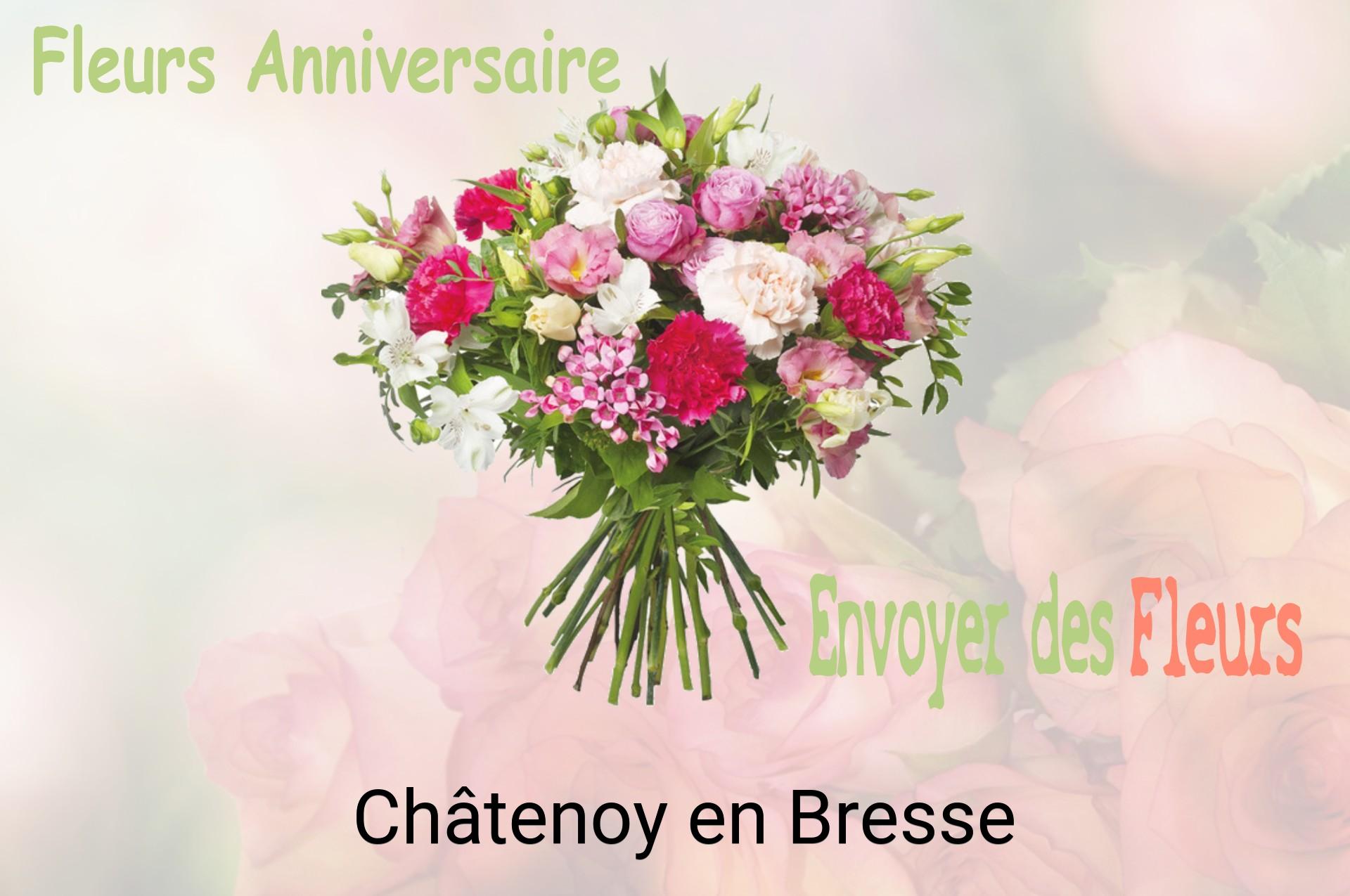 Bouquet de fleurs d’anniversaire livré à Châtenoy-en-Bresse