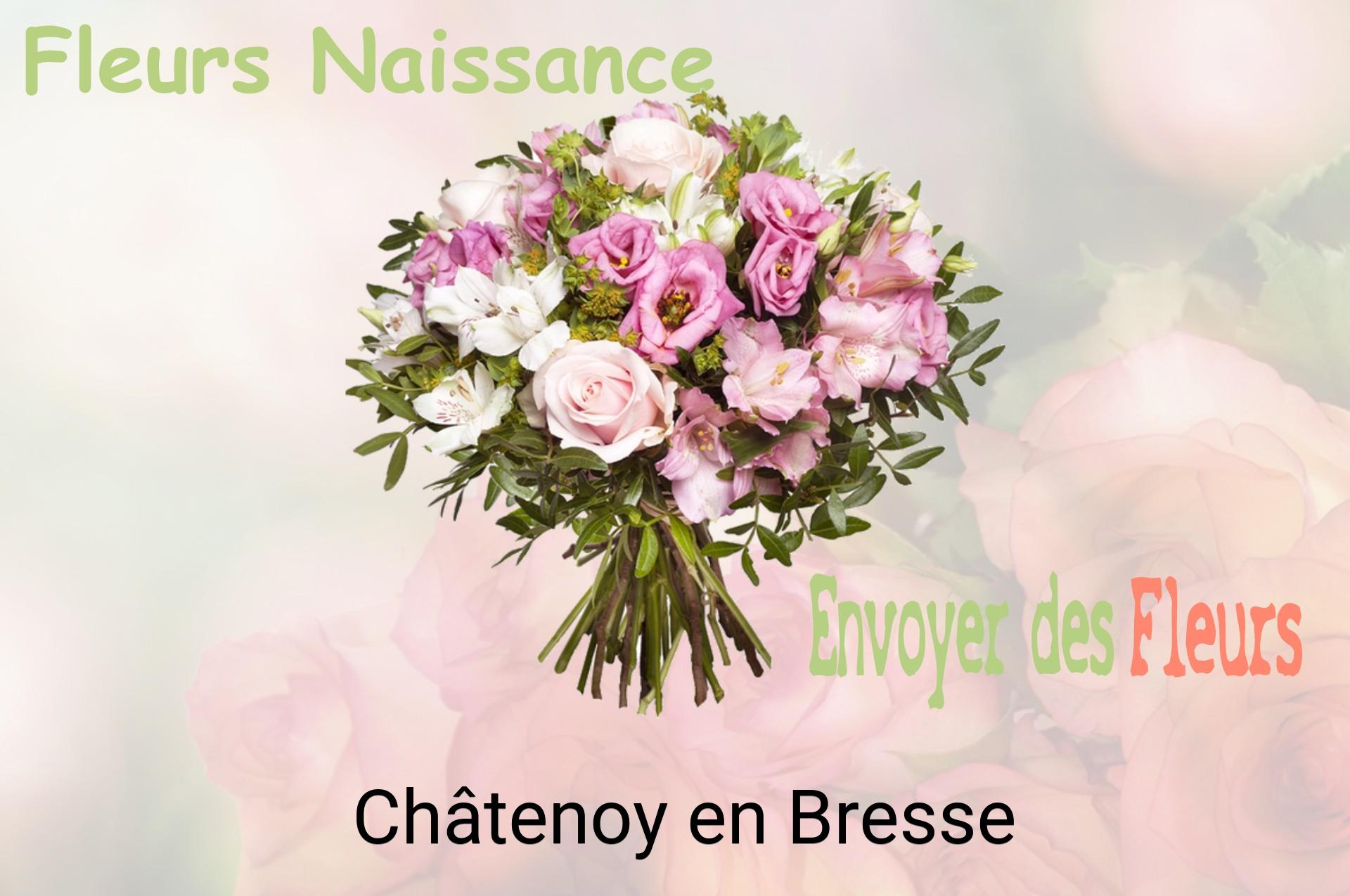 Bouquet de fleurs de naissance livré à Châtenoy-en-Bresse