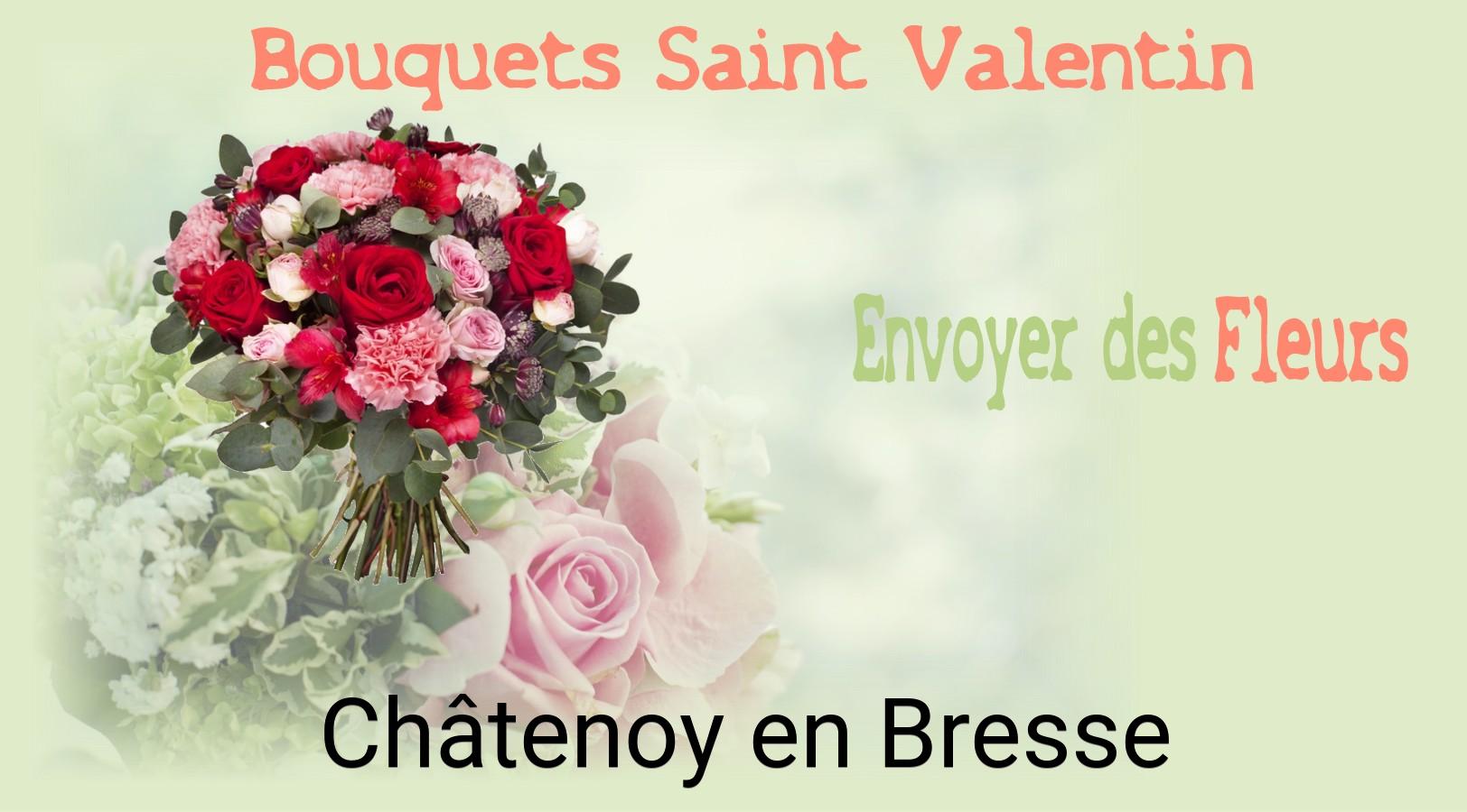 Roses de Saint-Valentin livrées à Châtenoy-en-Bresse